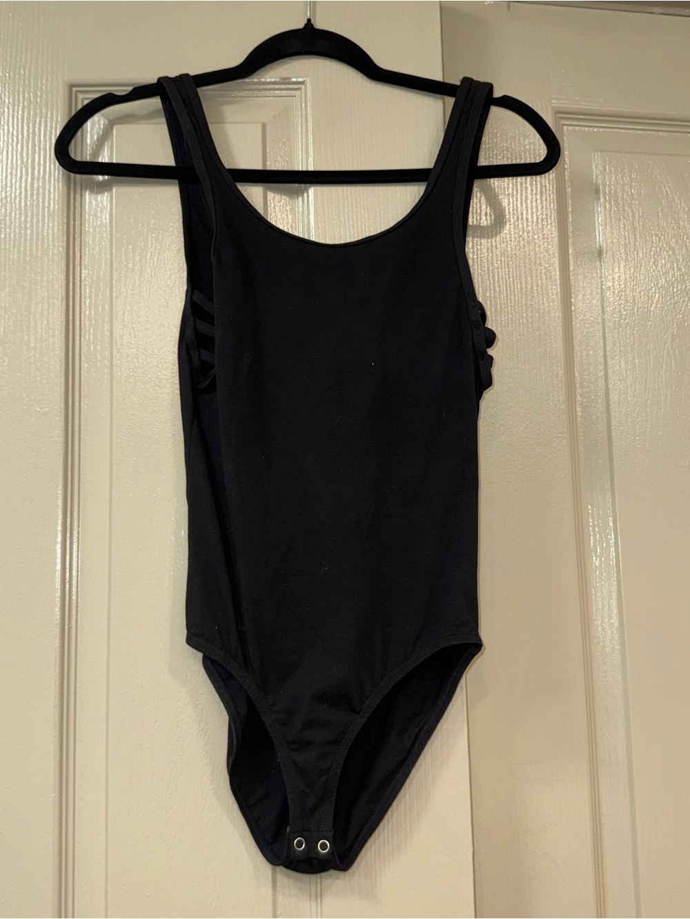 Exist Black Scoop Neck Bodysuit